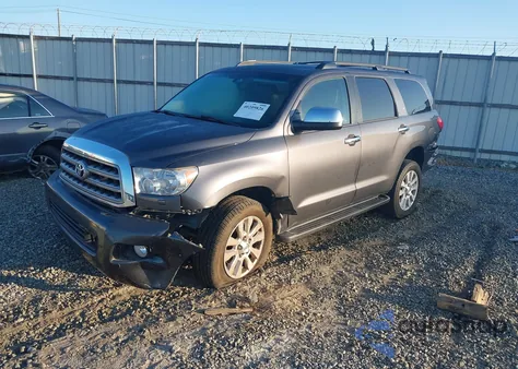 2017 Toyota Sequoia Platinum from USA, damaged, VIN 5TDDW5G14HS152822